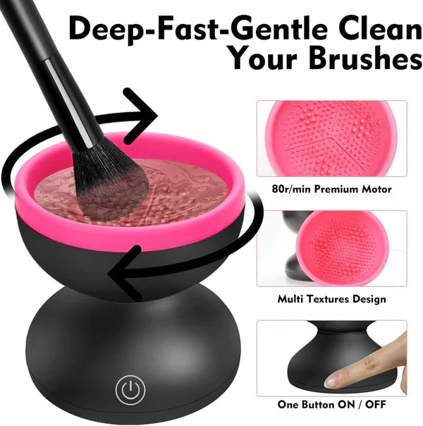 Makeup Brush Cleaner Machine - Electric