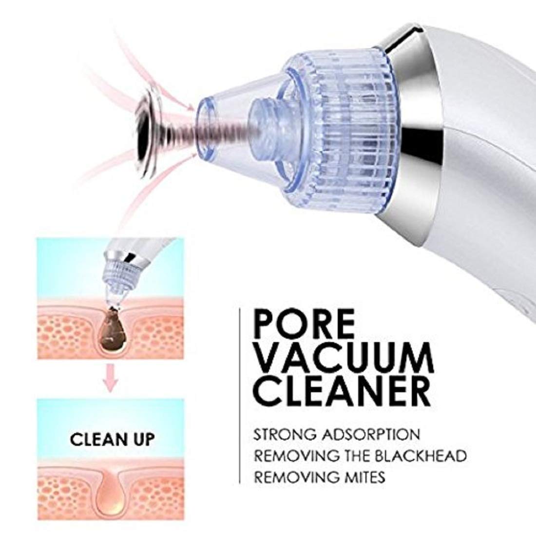 Rechargeable 4-in-1 Blackhead Removal Device