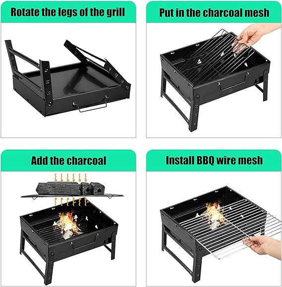 Portable Foldable BBQ Grill - Bakra Eid Best Seller