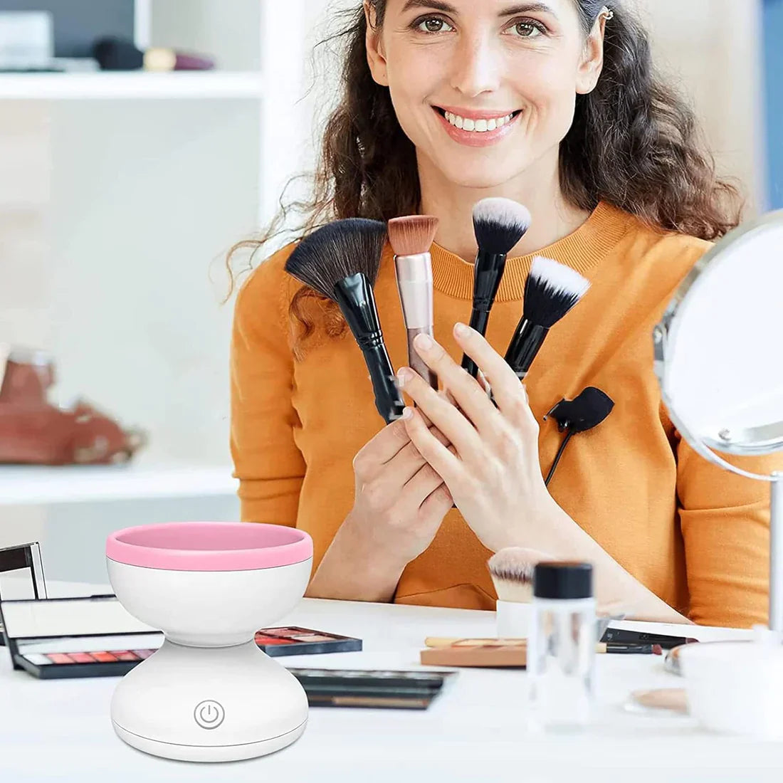 Makeup Brush Cleaner Machine - Electric