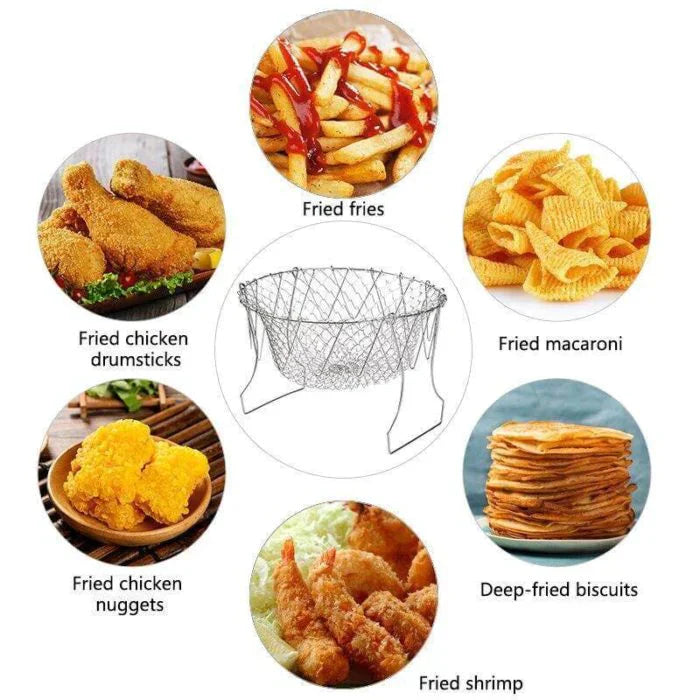 Multi-functional Stainless Steel Cooking Basket