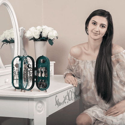 Foldable Jewelry Organizer & Mirror