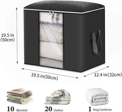 Clothes Storage Bag - Portable and Foldable (Pack of 3)