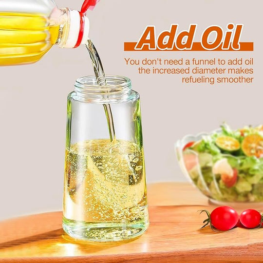 2 in 1 Glass Oil Sprayer & Dispenser (Imported)