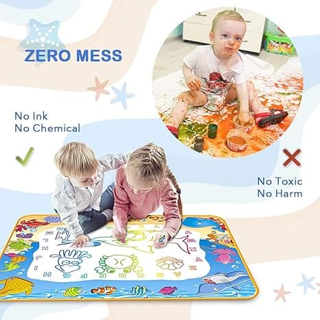Aqua Doodle Magic Water Drawing Mat for Kids ( Extra Large Size )