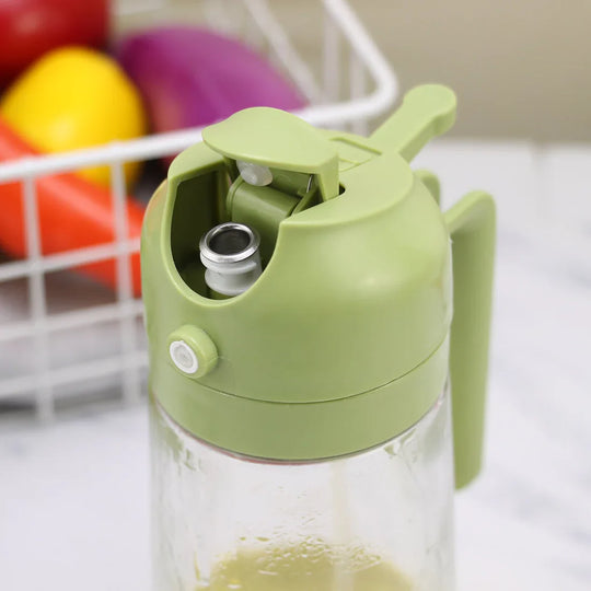 2 in 1 Glass Oil Sprayer & Dispenser (Imported)