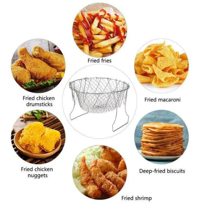 Multi-functional Stainless Steel Cooking Basket