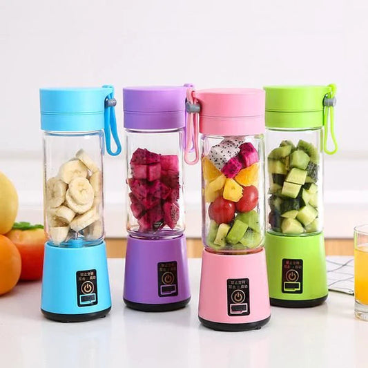 6-Blade Portable USB Rechargeable Juicer Blender (380ml)